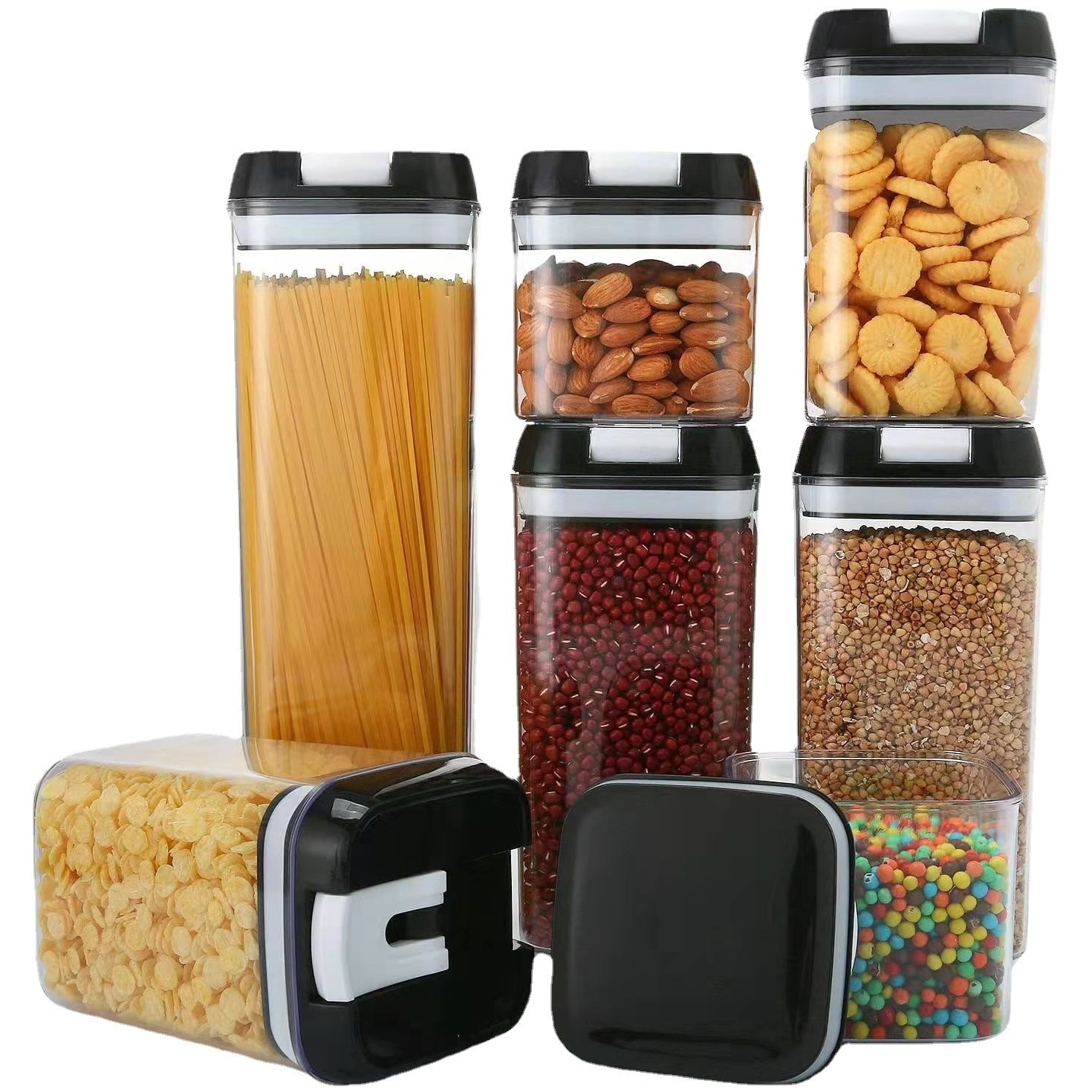 Contenedores de alimentos herméticos x 6